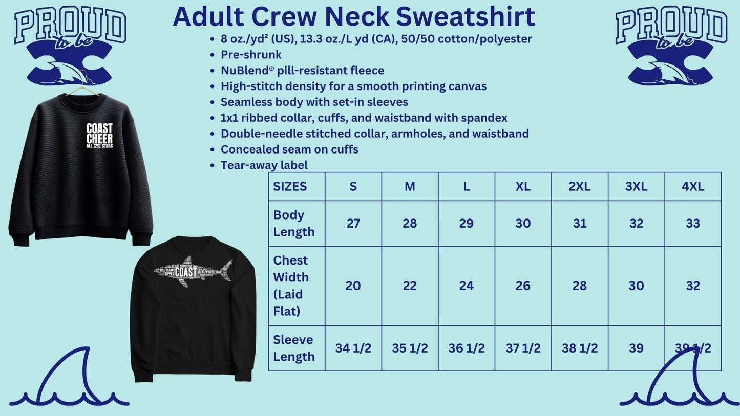 🦈COAST CHEER SHARK FAMILY🦈