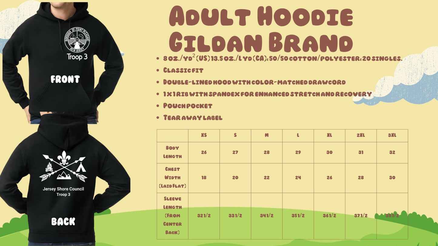 ⛺Troop 3 Hoodies⛺
