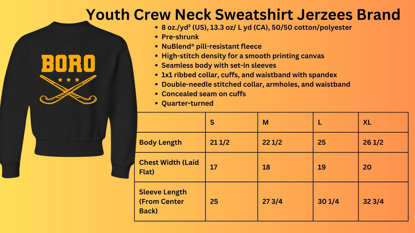 🐾🏒MMS Field Hockey Crew Neck Sweatshirt🏒🐾