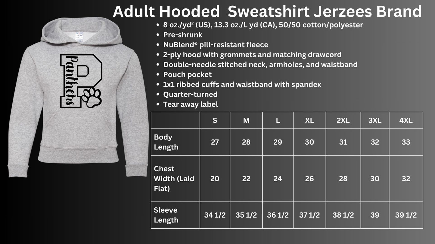 🐾P is for Panther Hoodie Sweatshirt🐾
