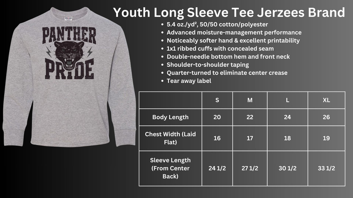 🐾MMS Panther Pride Long Sleeve Tee🐾