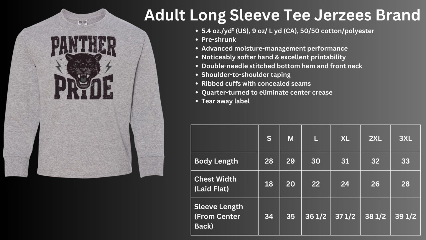 🐾MMS Panther Pride Long Sleeve Tee🐾
