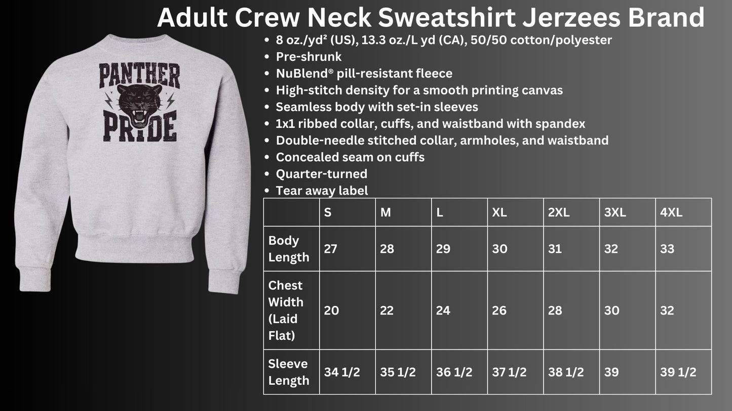 🐾MMS Panther Pride Crew Neck Sweatshirt🐾