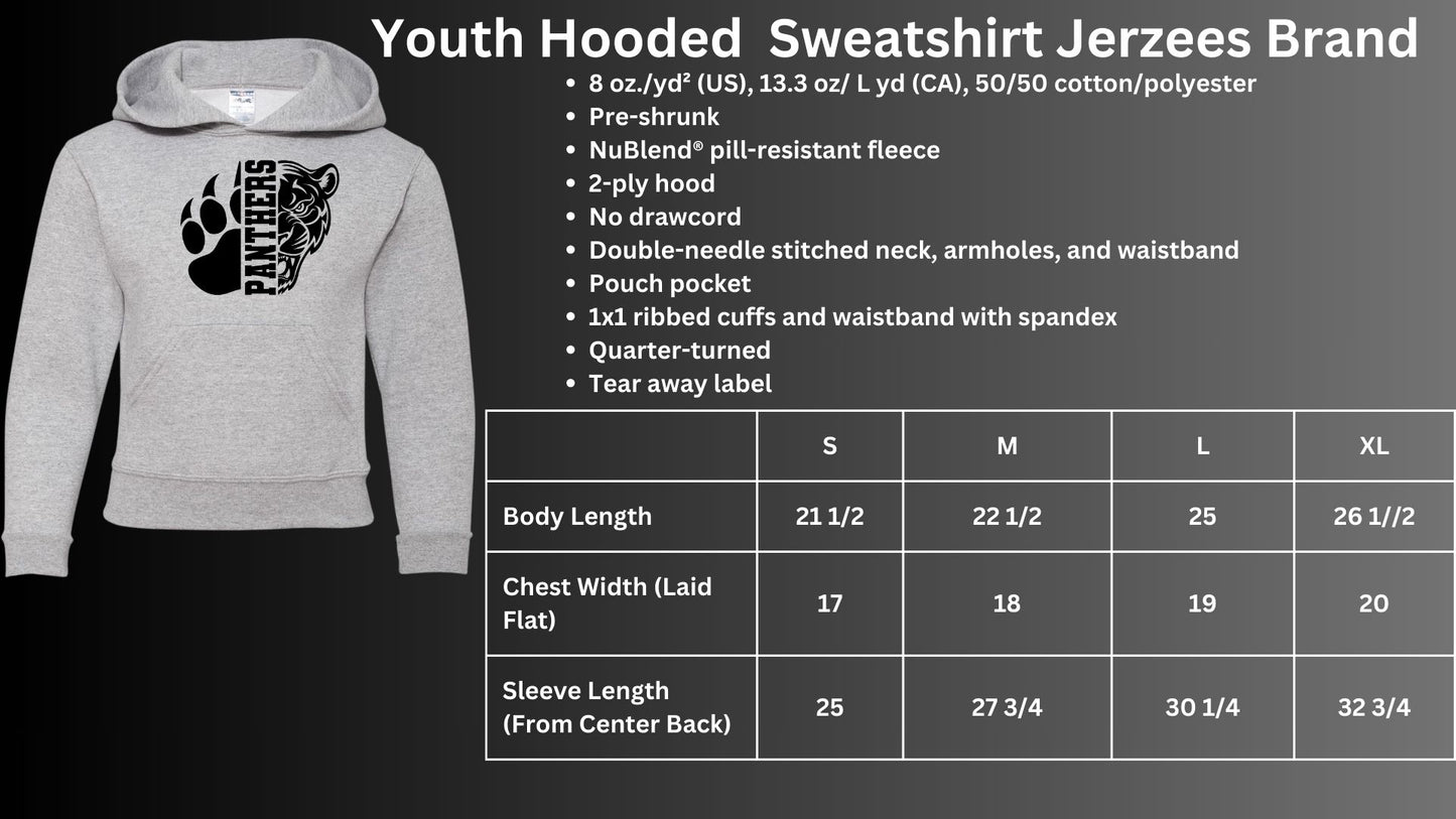 🐾MMS 1/2 Claw 1/2 Panther Hoodie Sweatshirt🐾