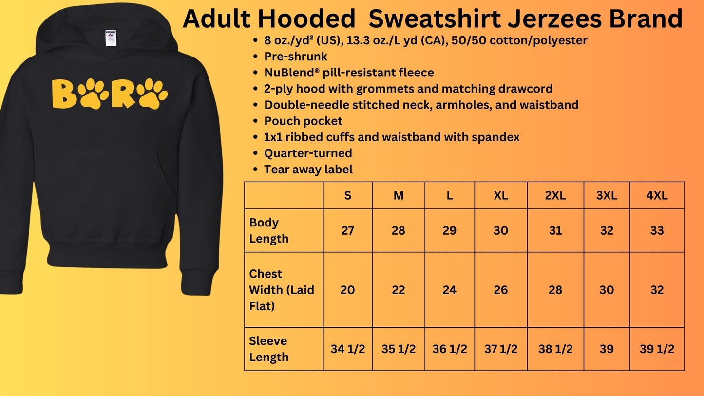 🐾B🐾R🐾 Hoodie Sweatshirt🐾