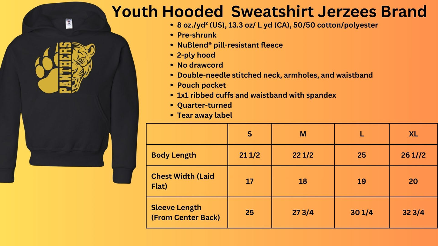 🐾MMS 1/2 Claw 1/2 Panther Hoodie Sweatshirt🐾