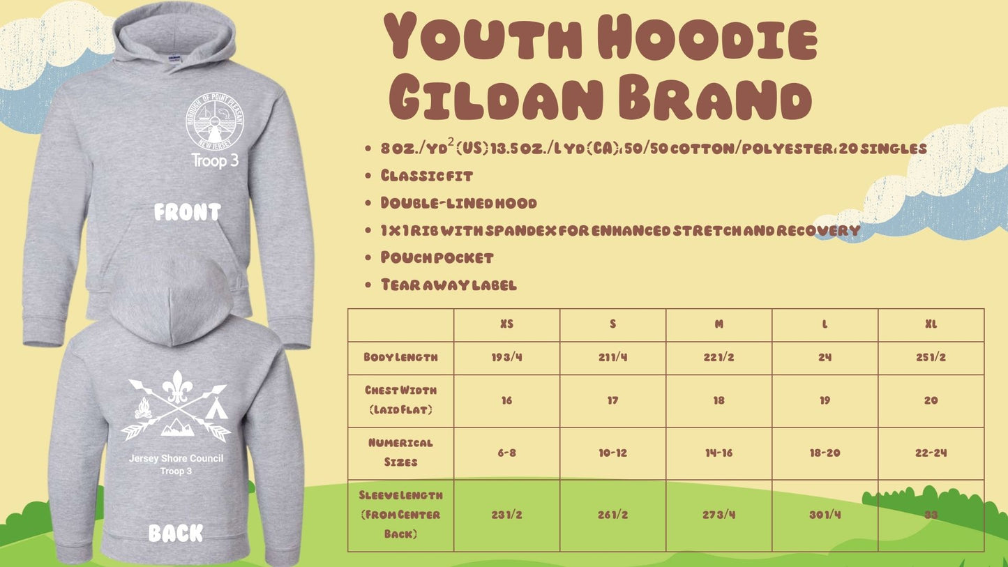 ⛺Troop 3 Hoodies⛺