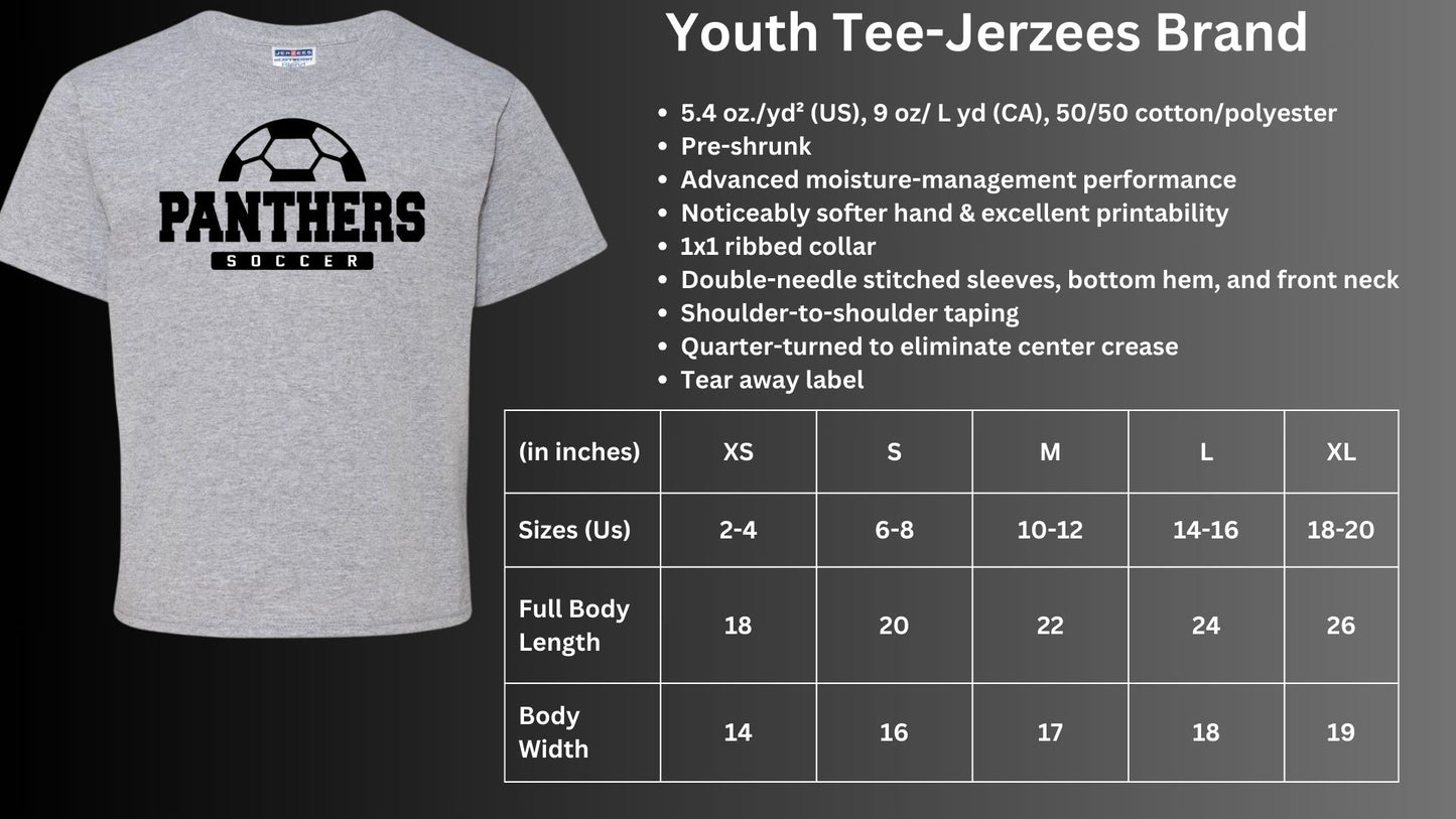 🐾⚽MMS Panthers Soccer Short Sleeve Tee⚽🐾
