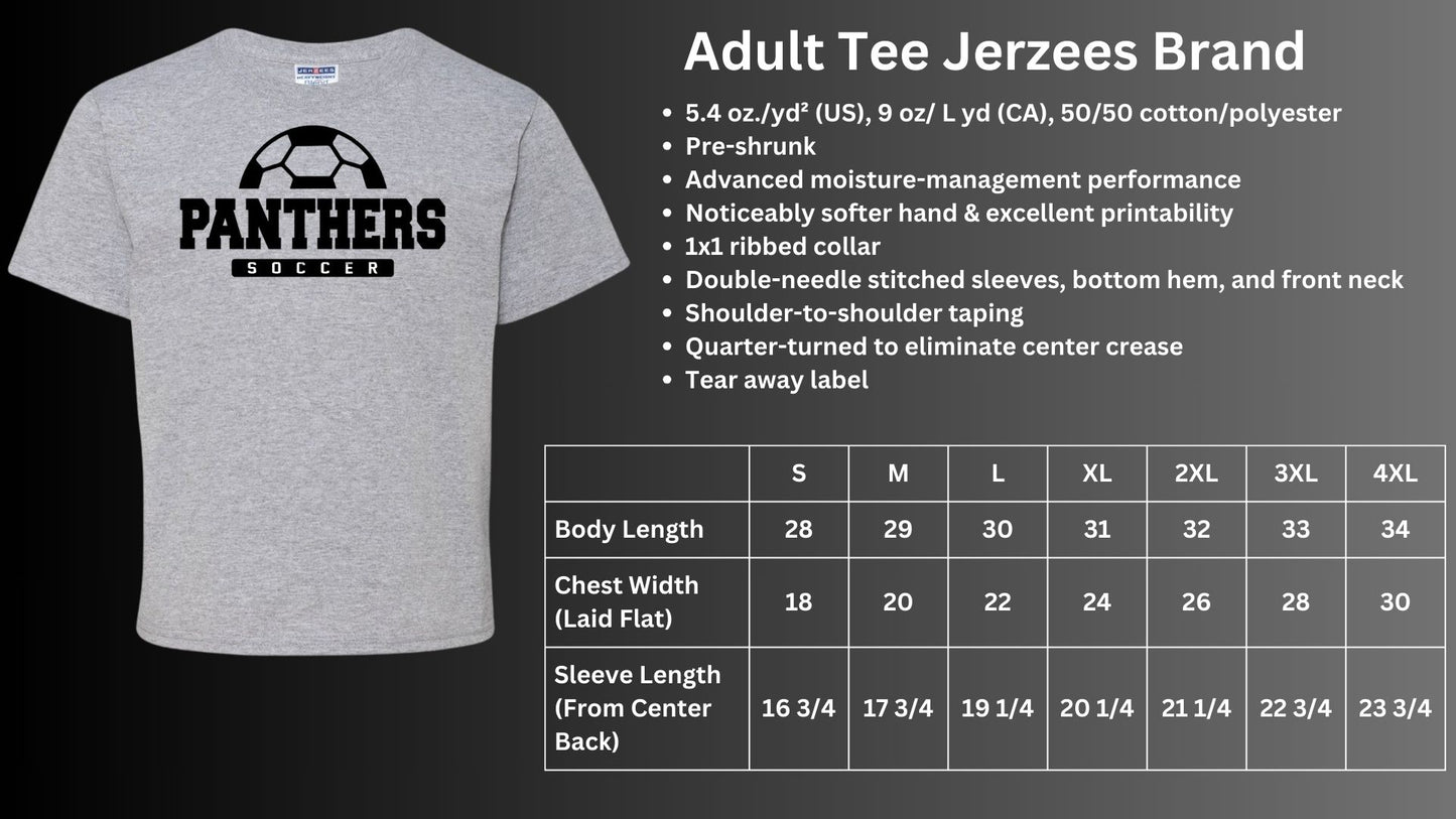 🐾⚽MMS Panthers Soccer Short Sleeve Tee⚽🐾