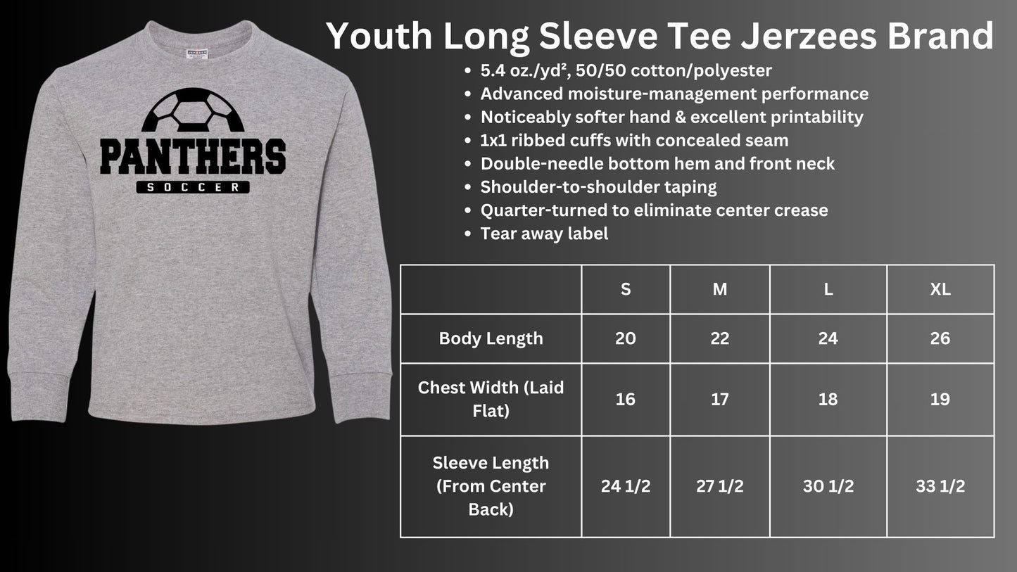 🐾⚽MMS Panthers Soccer Long Sleeve Tee⚽🐾