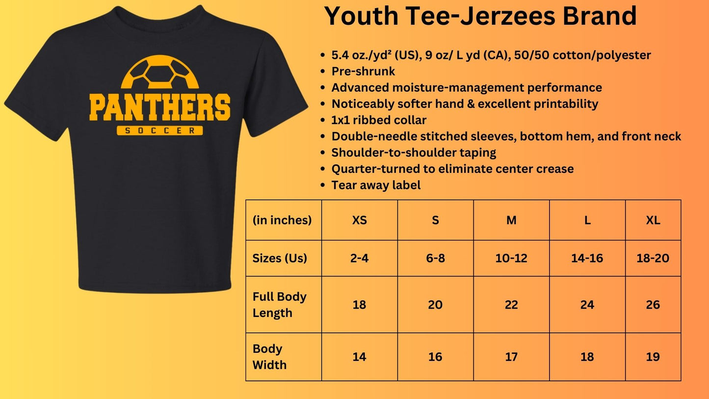 🐾⚽MMS Panthers Soccer Short Sleeve Tee⚽🐾