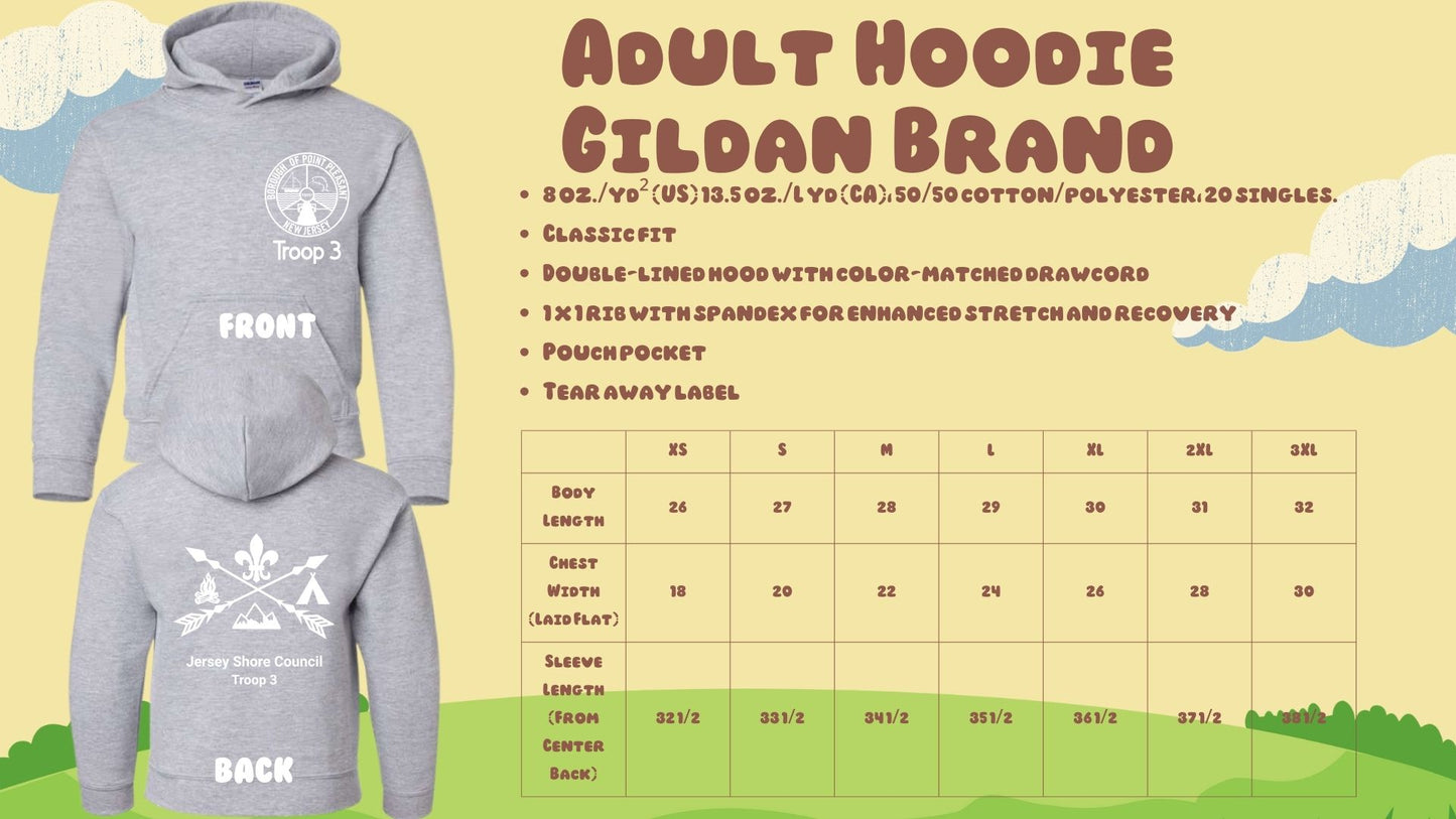 ⛺Troop 3 Hoodies⛺