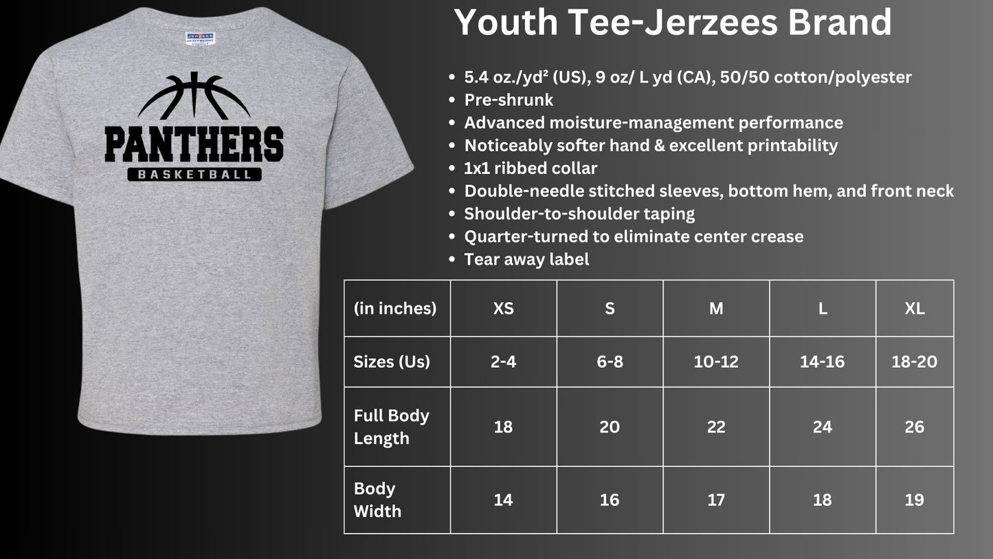 ๐พ๐MMS Panthers Basketball Short Sleeve Tee๐๐พ