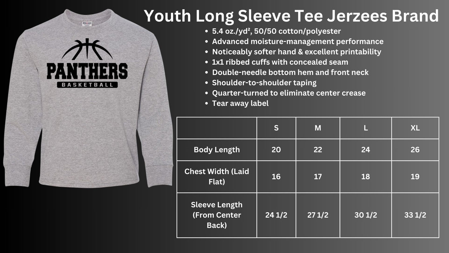 ๐พ๐MMS Panthers Basketball Long Sleeve Tee๐๐พ
