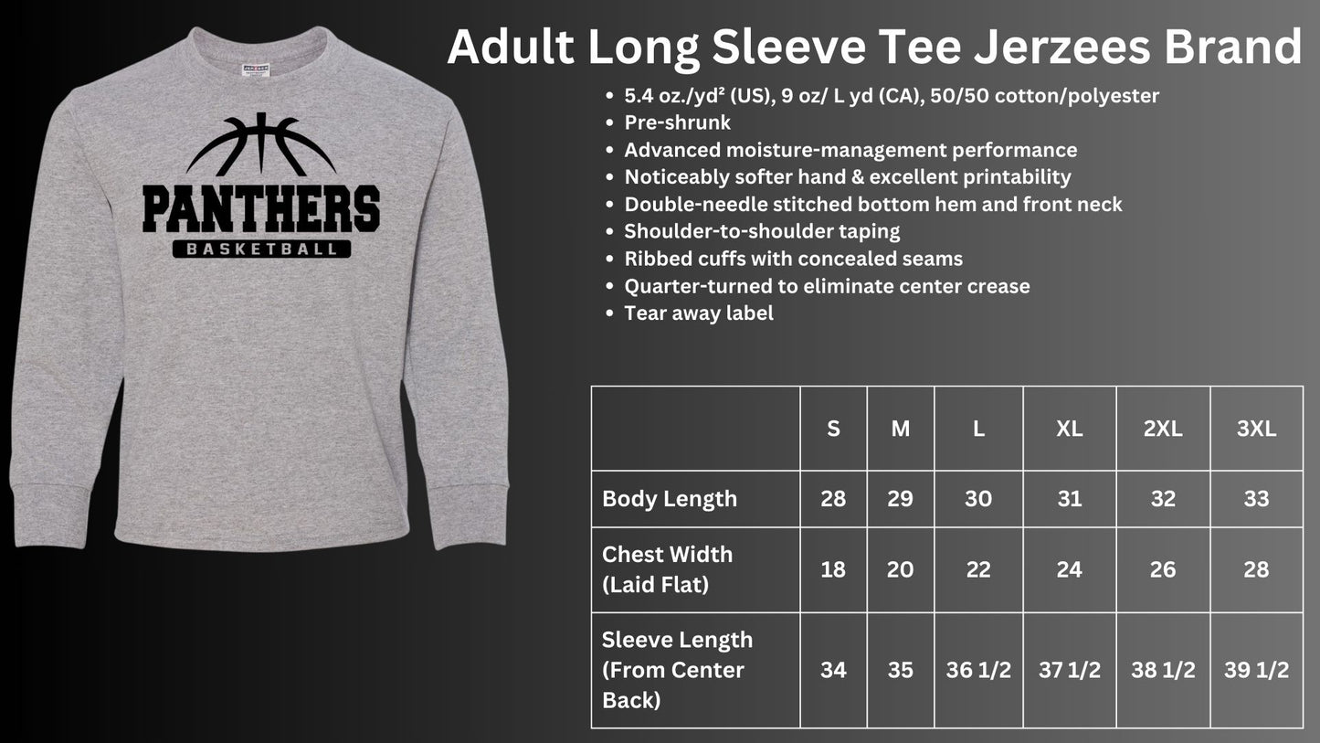 ๐พ๐MMS Panthers Basketball Long Sleeve Tee๐๐พ