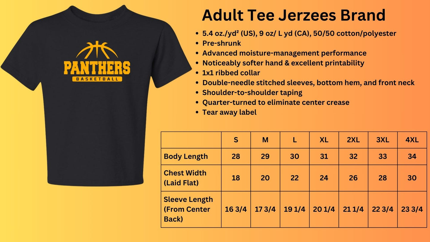 ๐พ๐MMS Panthers Basketball Short Sleeve Tee๐๐พ