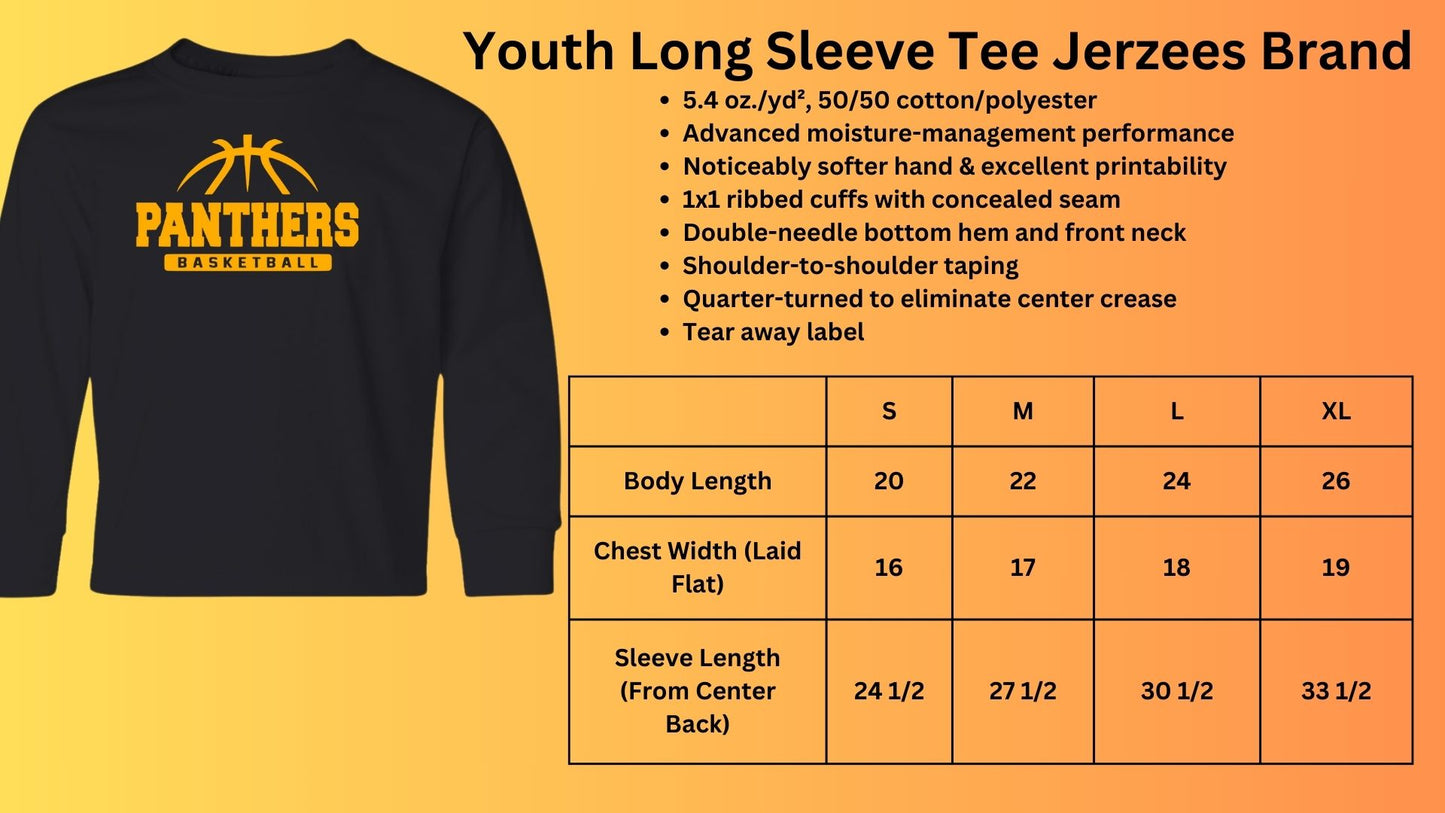 ๐พ๐MMS Panthers Basketball Long Sleeve Tee๐๐พ
