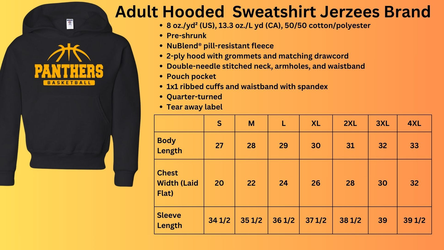 🐾🏀MMS Panthers Basketball Hoodie Sweatshirt🏀🐾