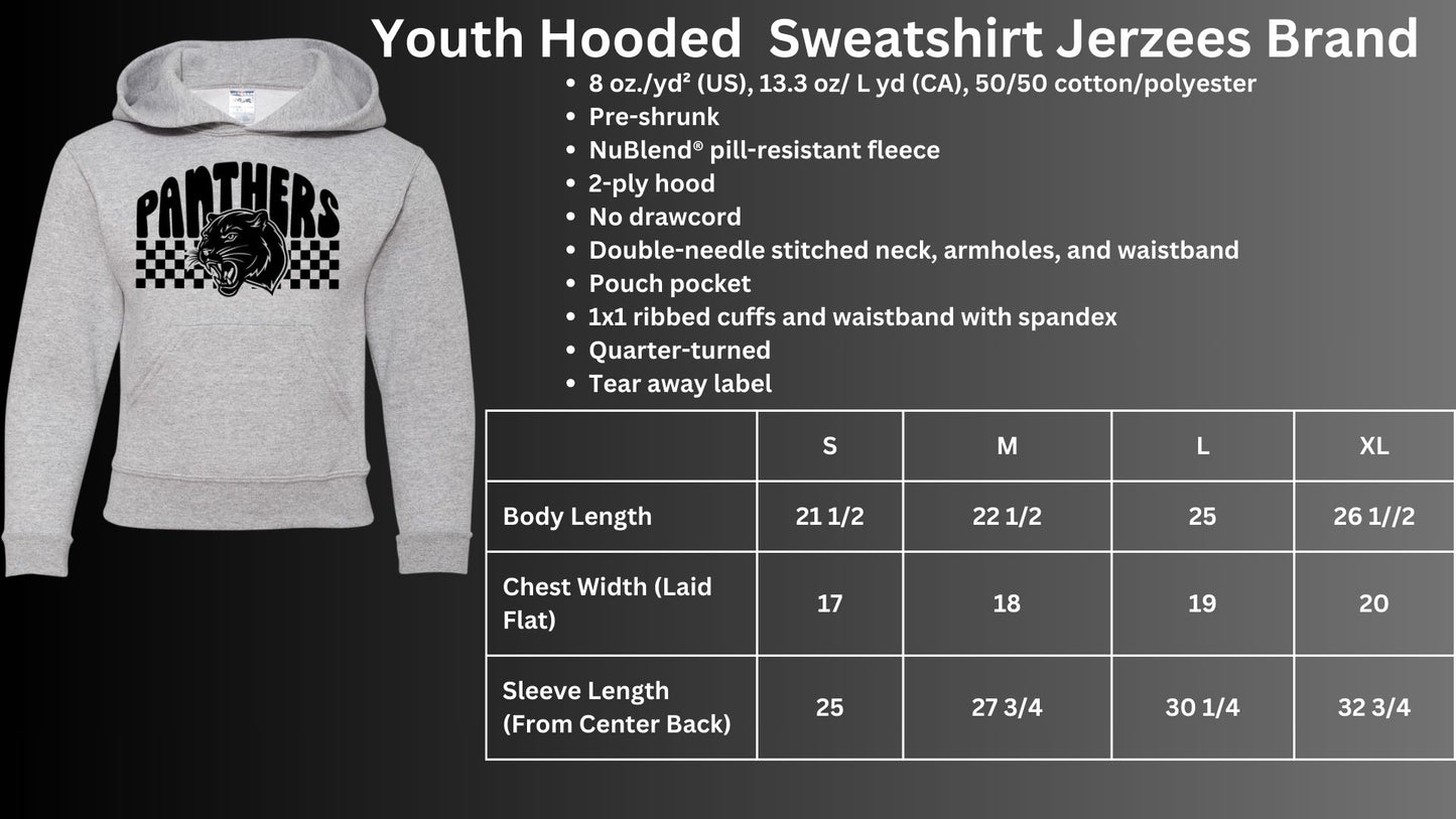 🐾MMS Bubble Checkered Panther Hoodie Sweatshirt🐾