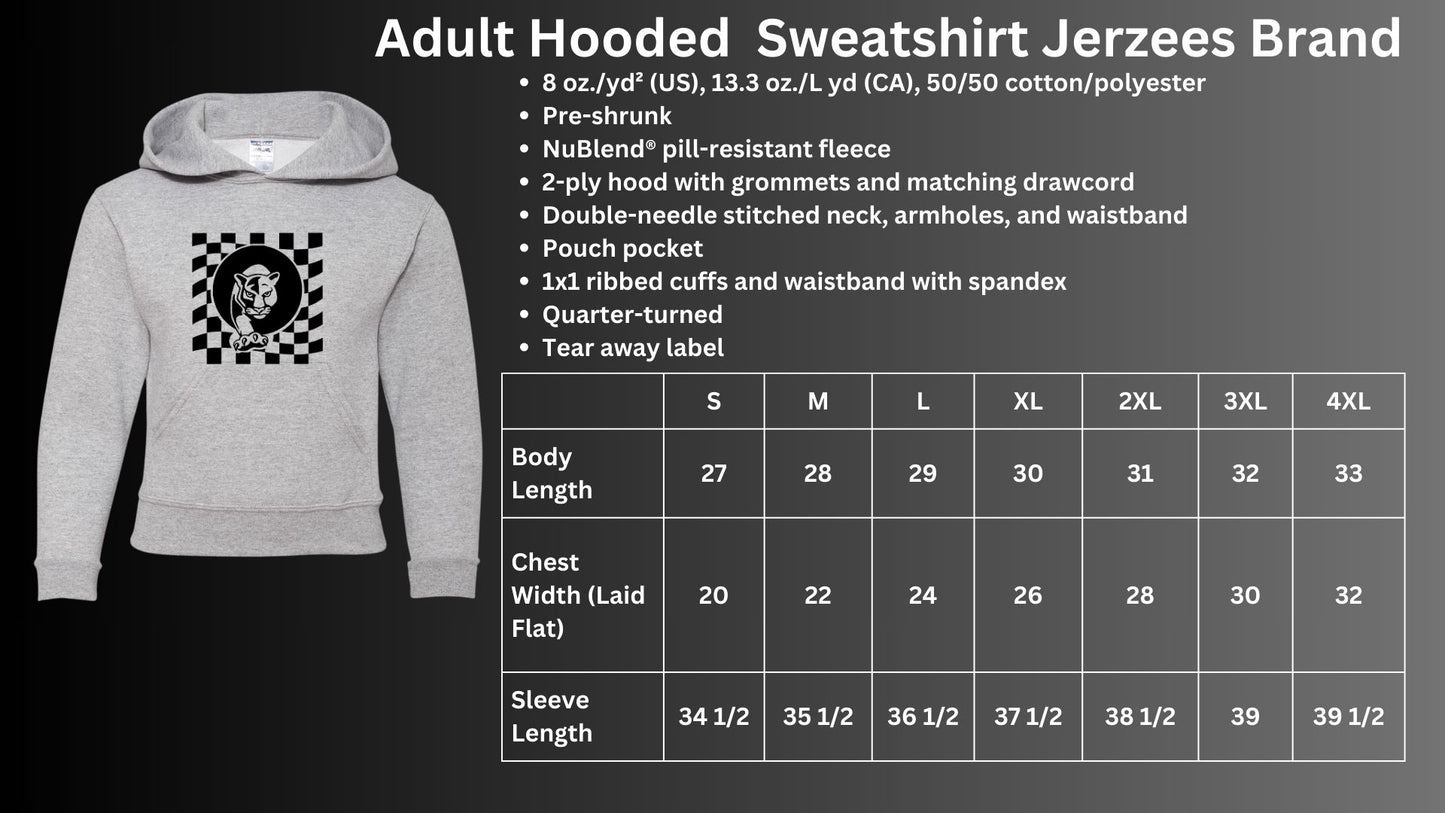 🐾MMS Checkered Panther Hoodie Sweatshirt🐾