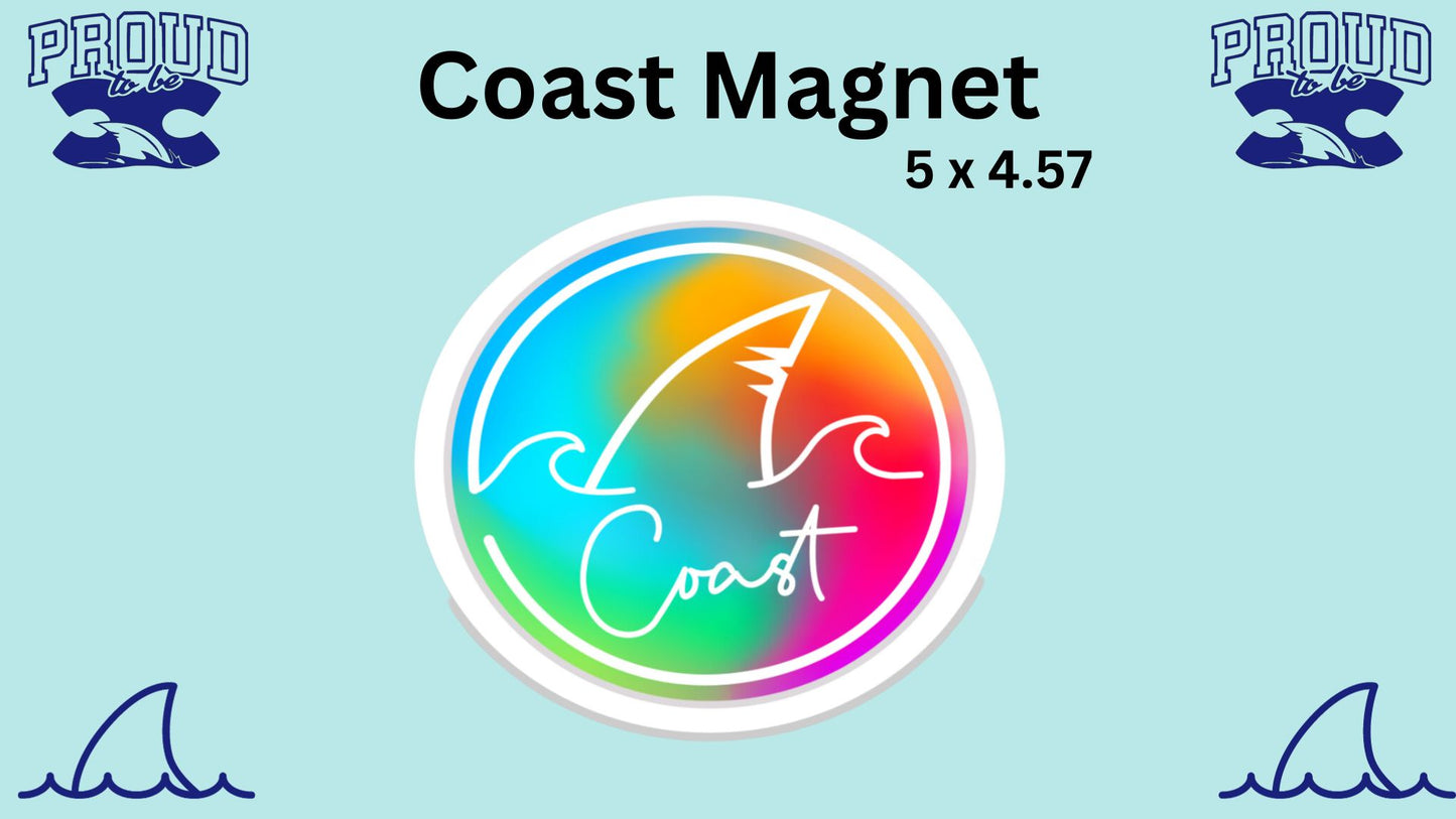🦈Coast Tie Dye Magnet🦈
