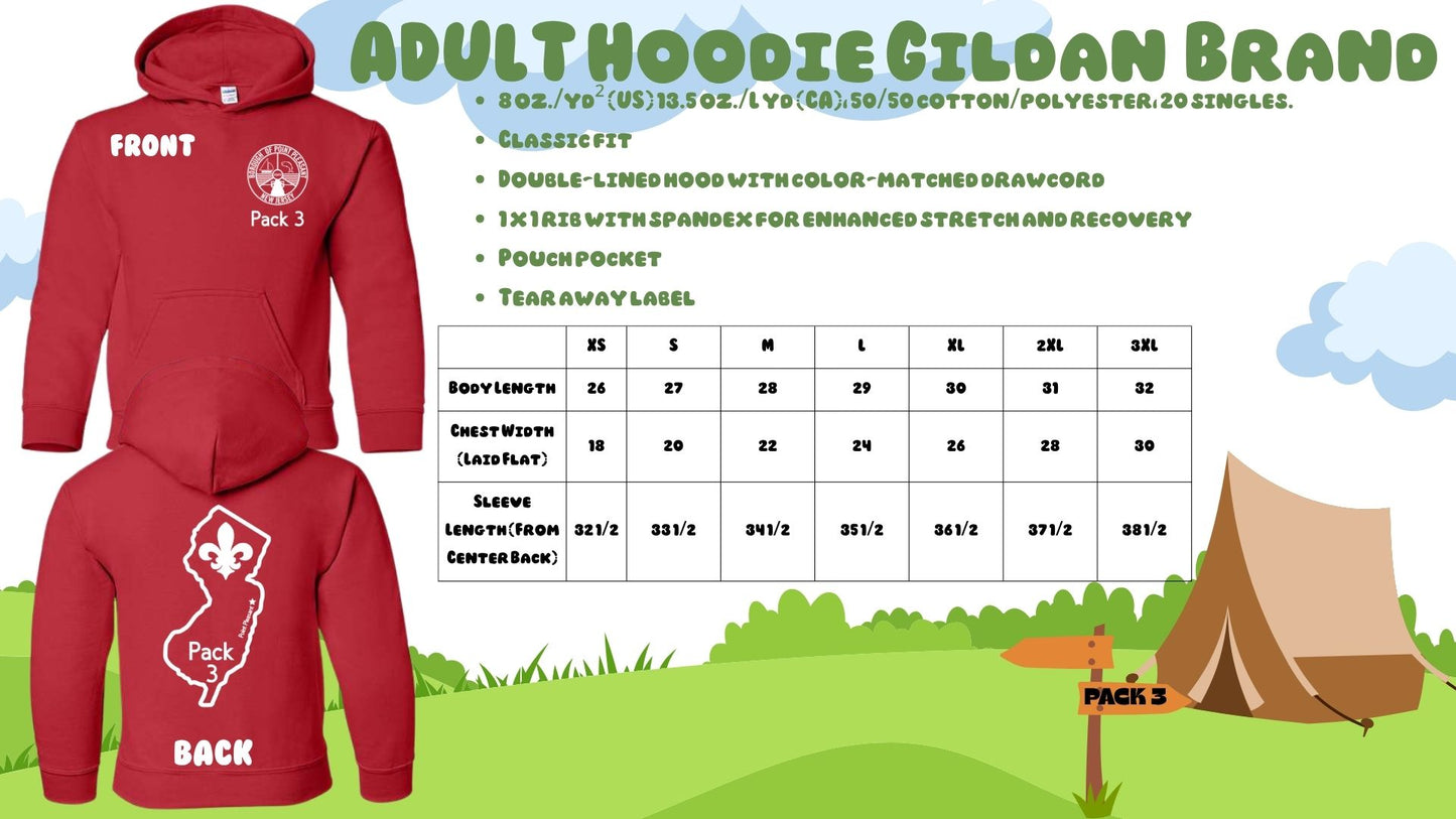 ⛺Pack 3 Hoodies⛺