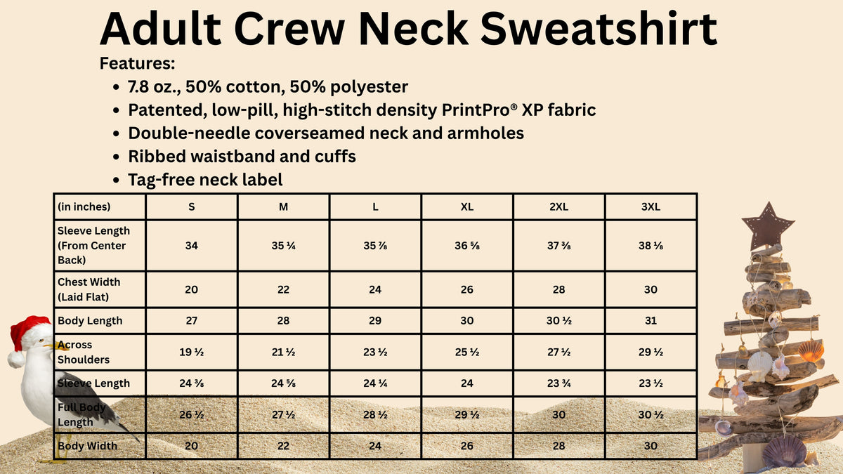 🌴🎅Adult Crew Neck Sweatshirts🌴🎅