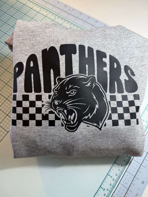 🐾MMS Bubble Checkered Panther Hoodie Sweatshirt🐾