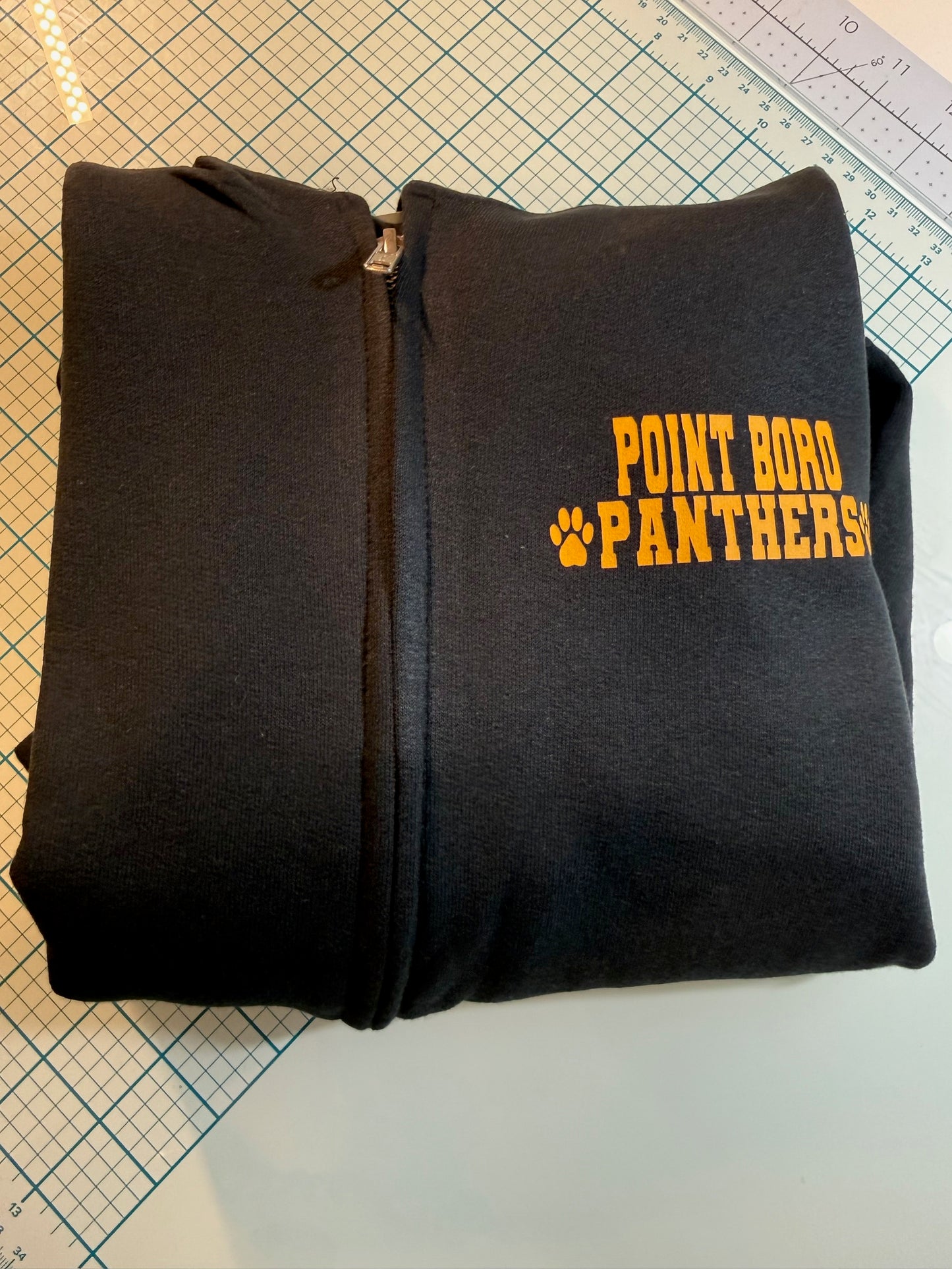🐾Point Boro Staff Panthers Zip Up Hoodie Sweatshirt🐾