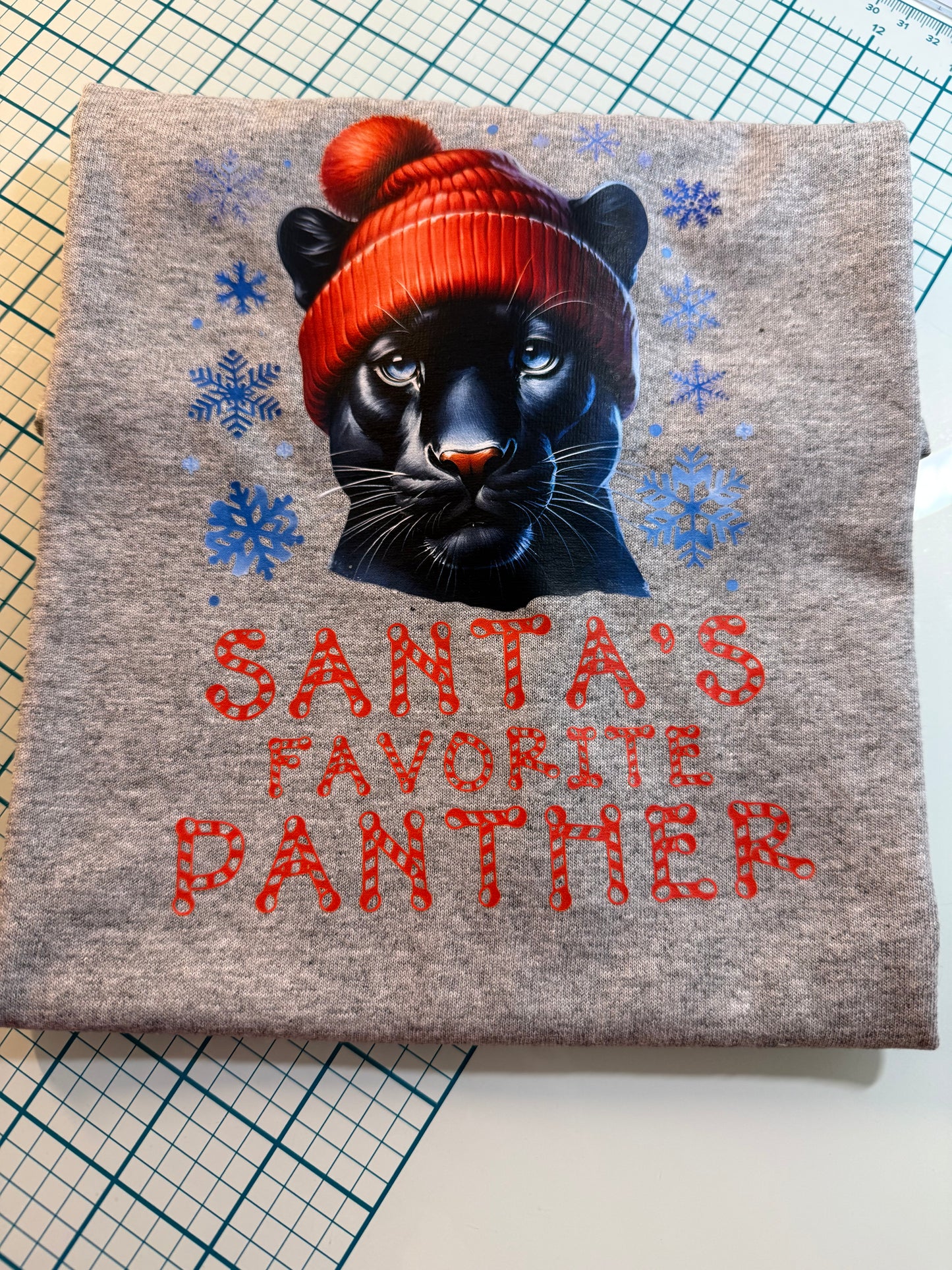 🐾🎄Santa's Favorite Panther Hoodie🎅🐾