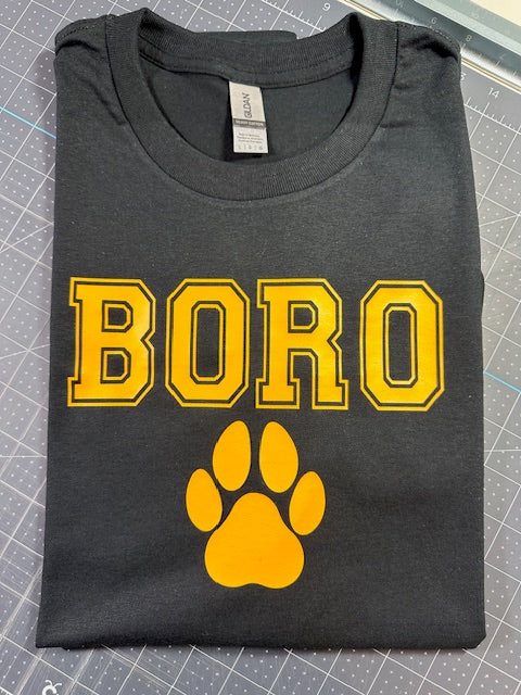 🐾MMS Varsity Boro Panther Paw Print Long Sleeve Tee🐾