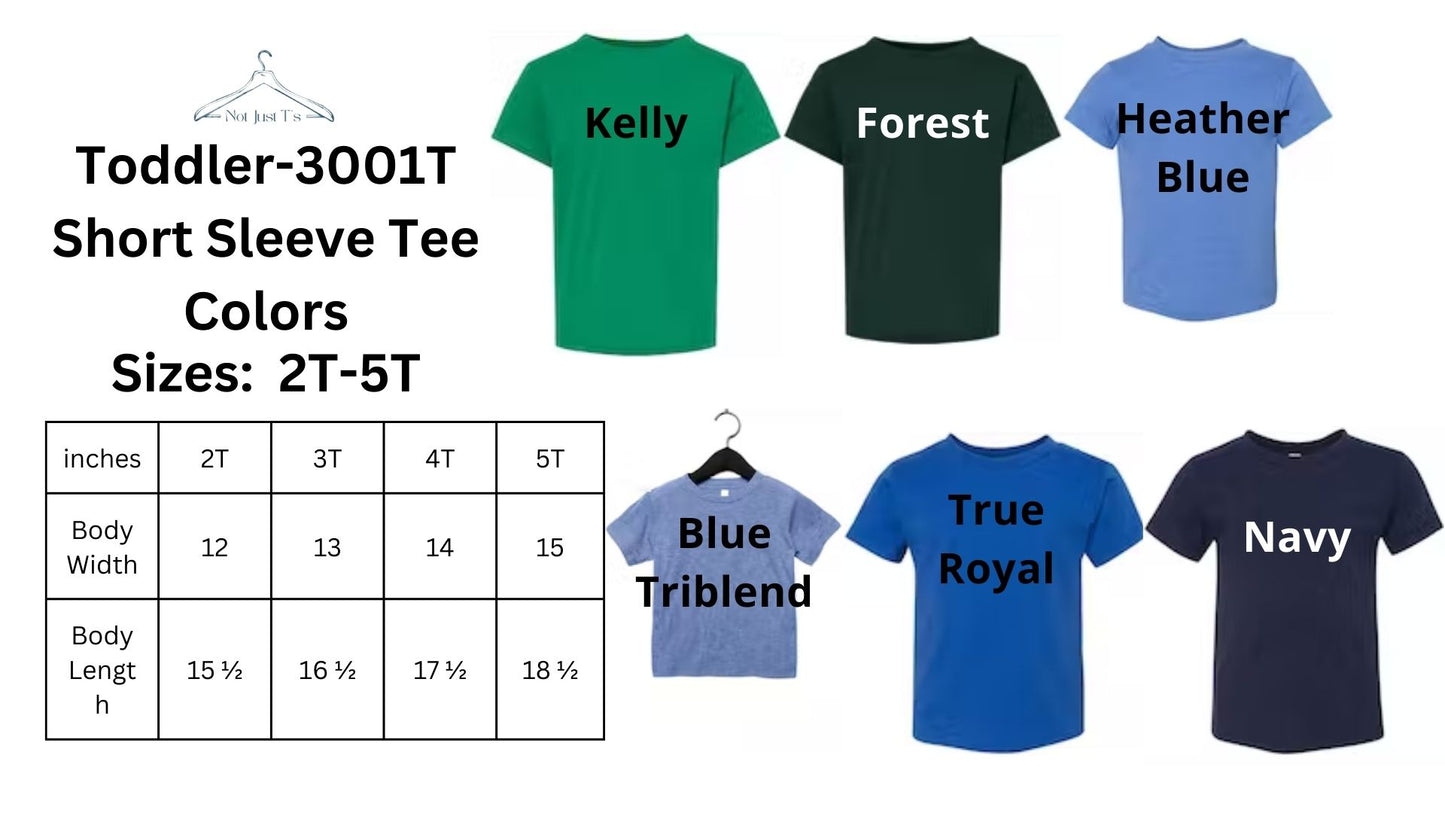 👶Toddler Custom Colors and Sizes👶