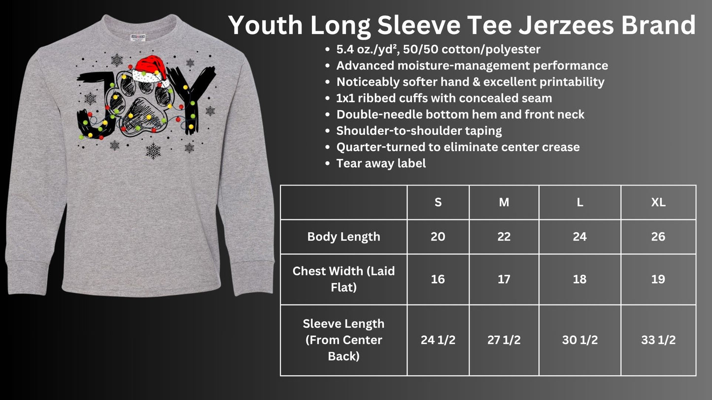 🐾🎄JOY Long Sleeve Tee🎅🐾