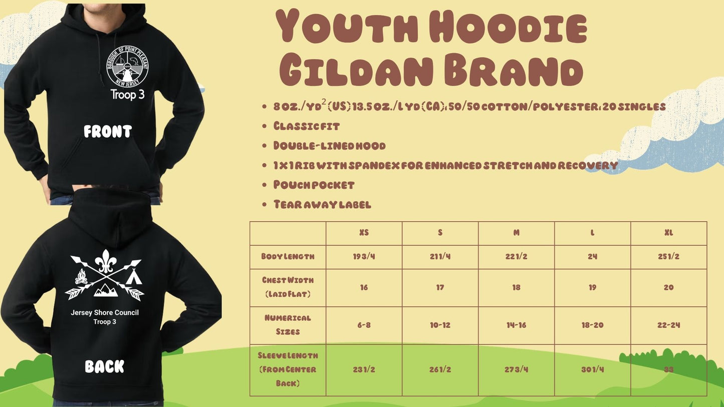 ⛺Troop 3 Hoodies⛺