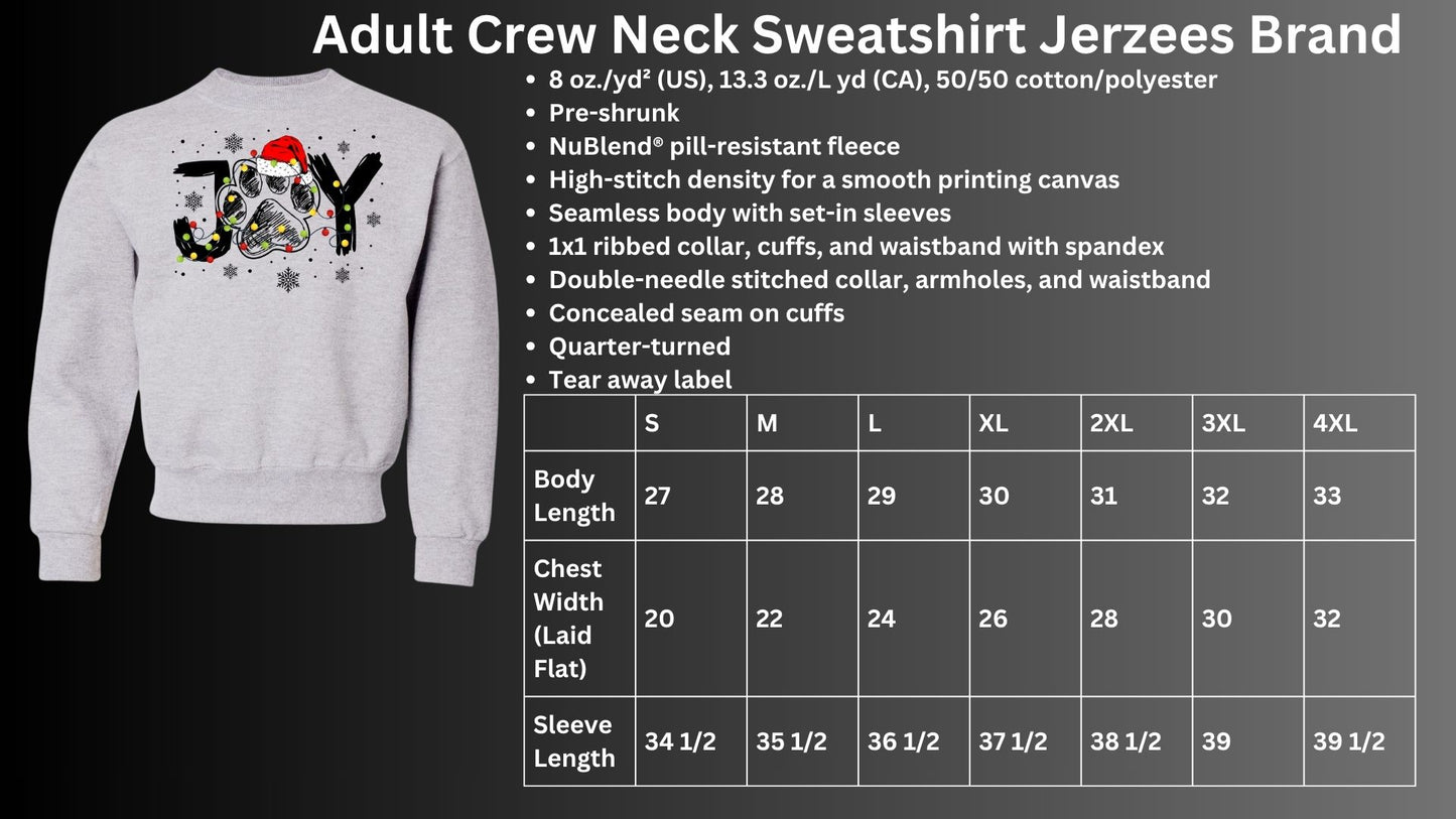 🐾🎄JOY Crew Neck Sweatshirt🎅🐾