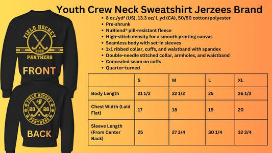 🐾🏑2026 MMS Field Hockey Crew Neck Sweatshirt🏑🐾