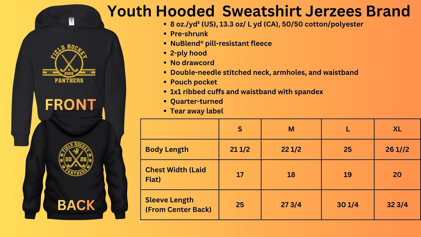 🐾🏒2026 MMS Field Hockey GREY Hoodie Sweatshirt🏒🐾