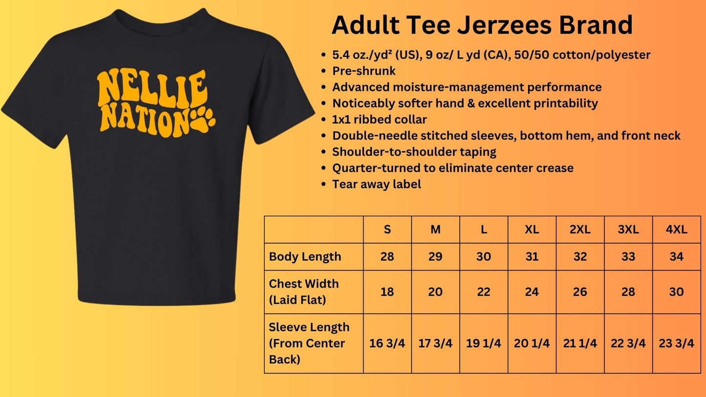 🐾Nellie Nation Short Sleeve Tee🐾