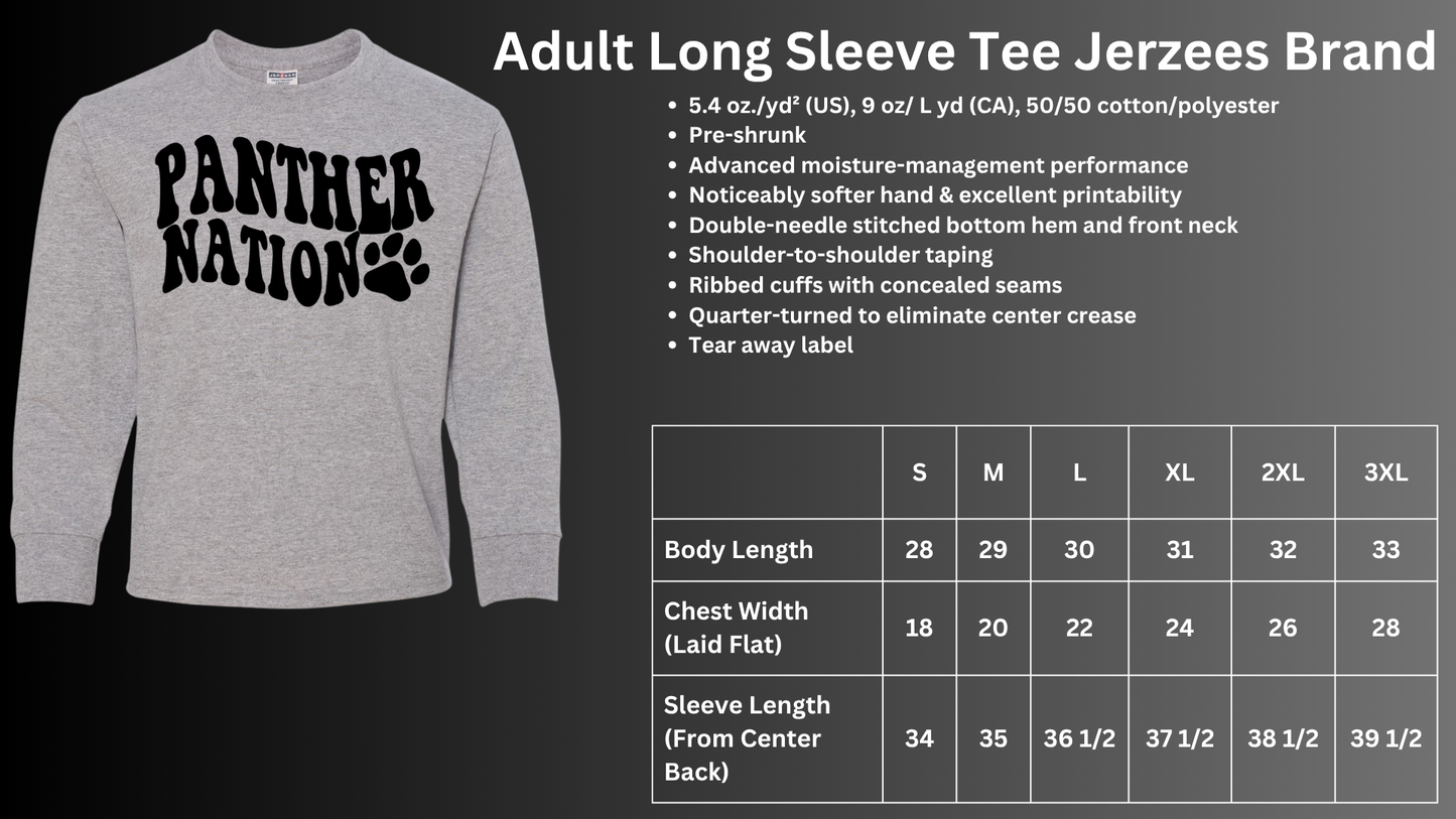 🐾Panther Nation Long Sleeve Tee🐾