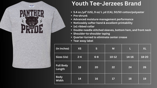 🐾MMS Panther Pride Short Sleeve Tee🐾