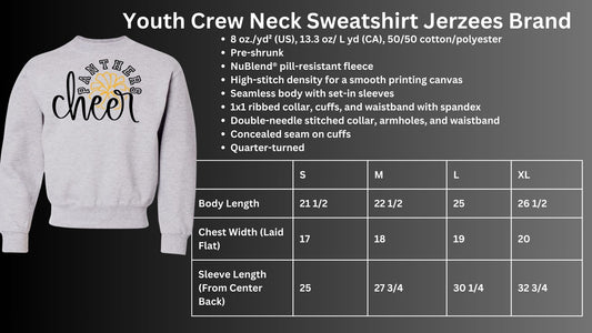 🐾MMS Cheer 2 Crew Neck Sweatshirt🐾