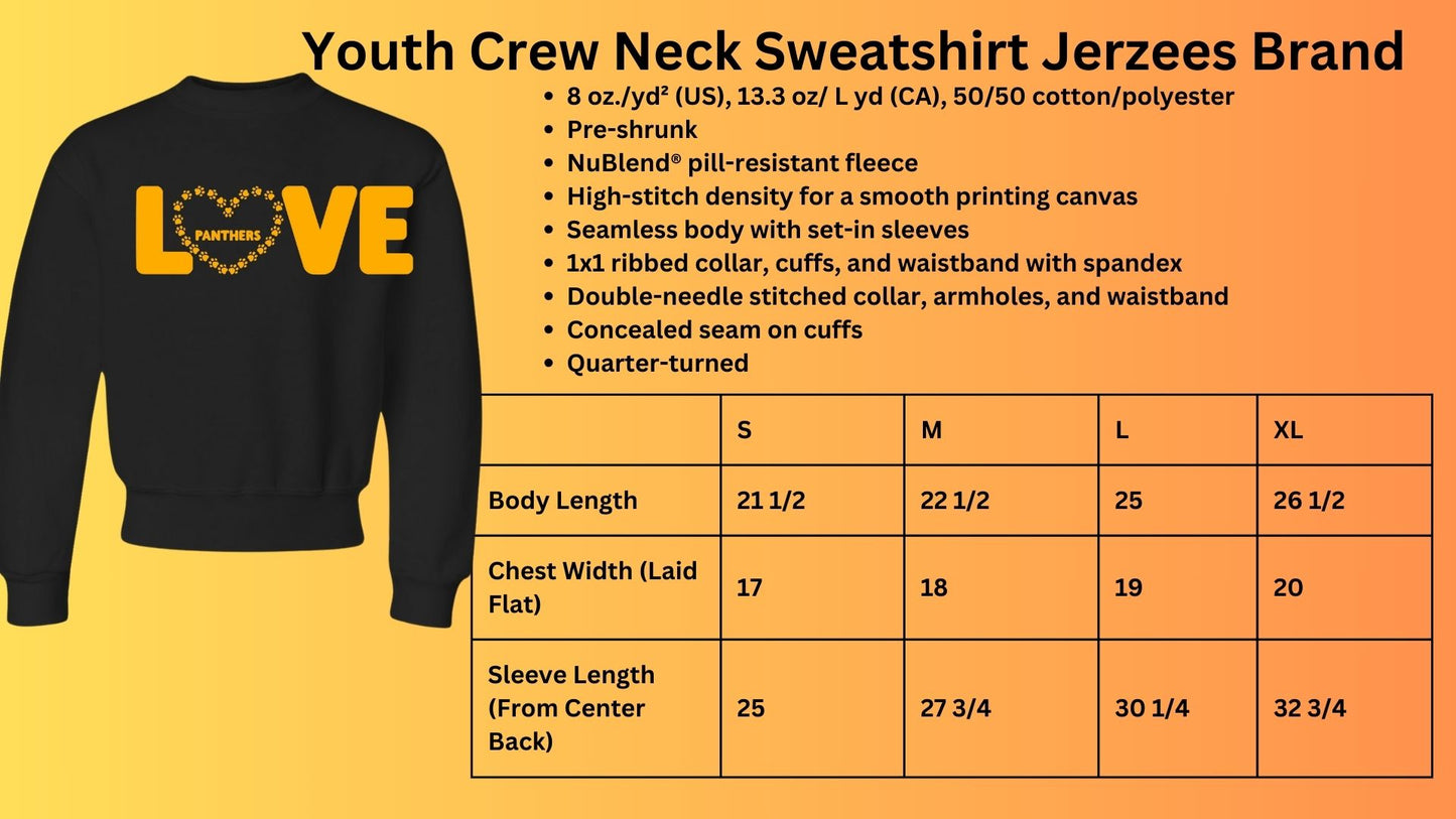 🐾MMS Panthers L🐾VE Crew Neck Sweatshirt🐾