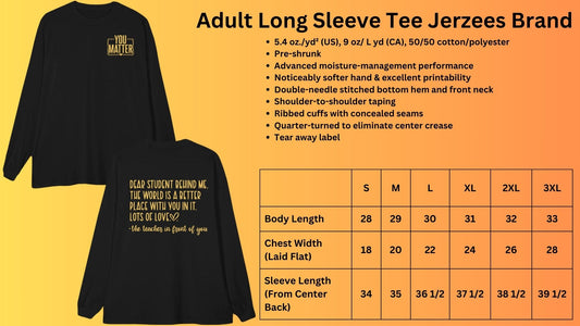 🐾STAFF You Matter Long Sleeve Tee🐾