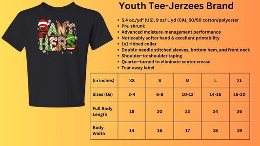 🐾🎄Christmas Panthers Short Sleeve Tee🎅🐾