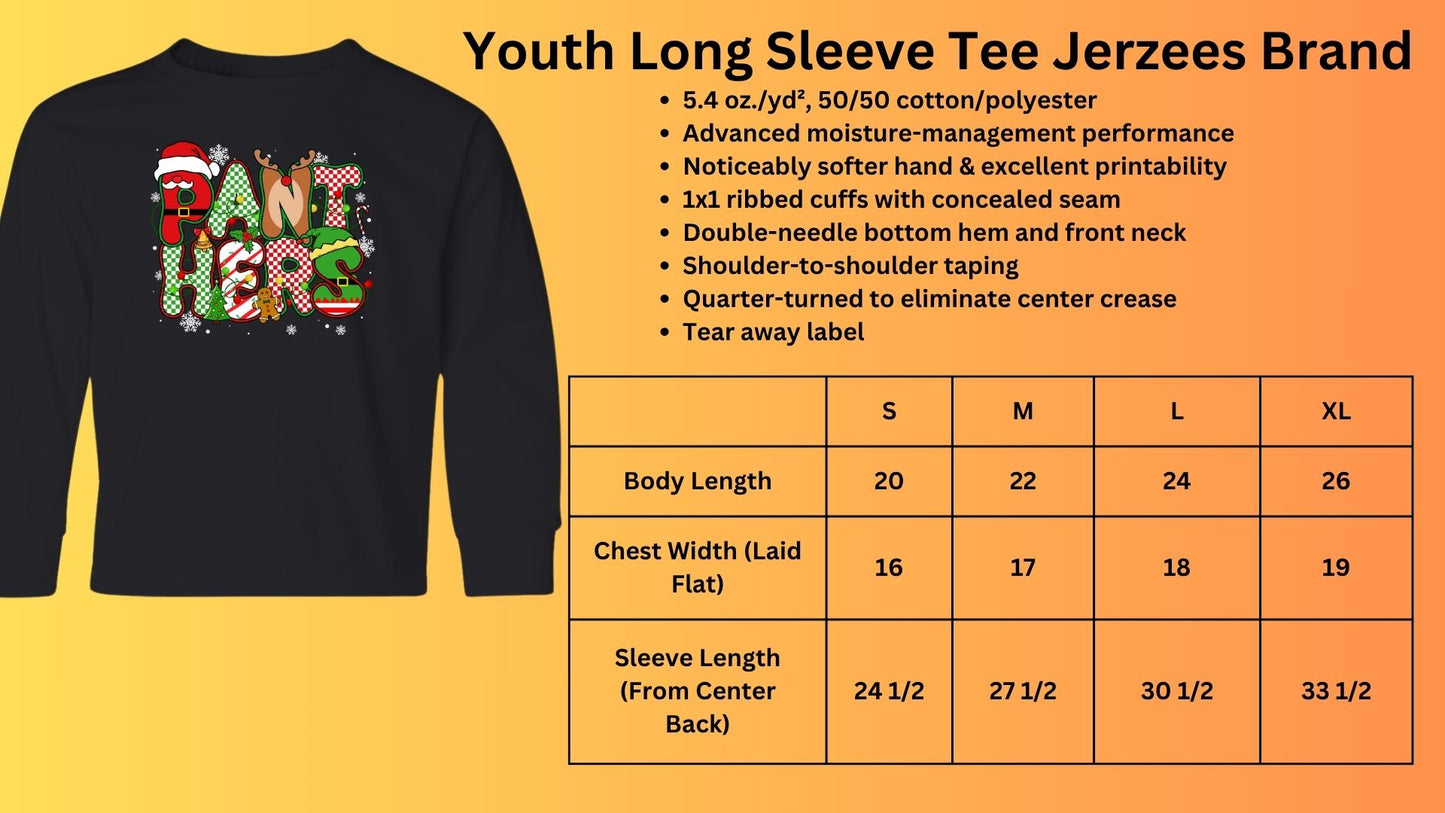 🐾🎄Christmas Panthers Long Sleeve Tee🎅🐾