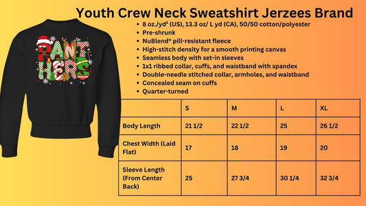 🐾🎄Christmas Panthers Crew Neck Sweatshirt🎅🐾