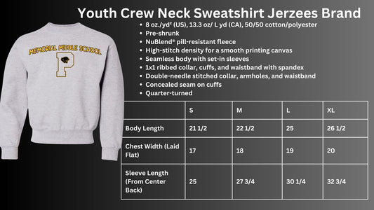 🐾MMS Panther Head P Crew Neck Sweatshirt🐾
