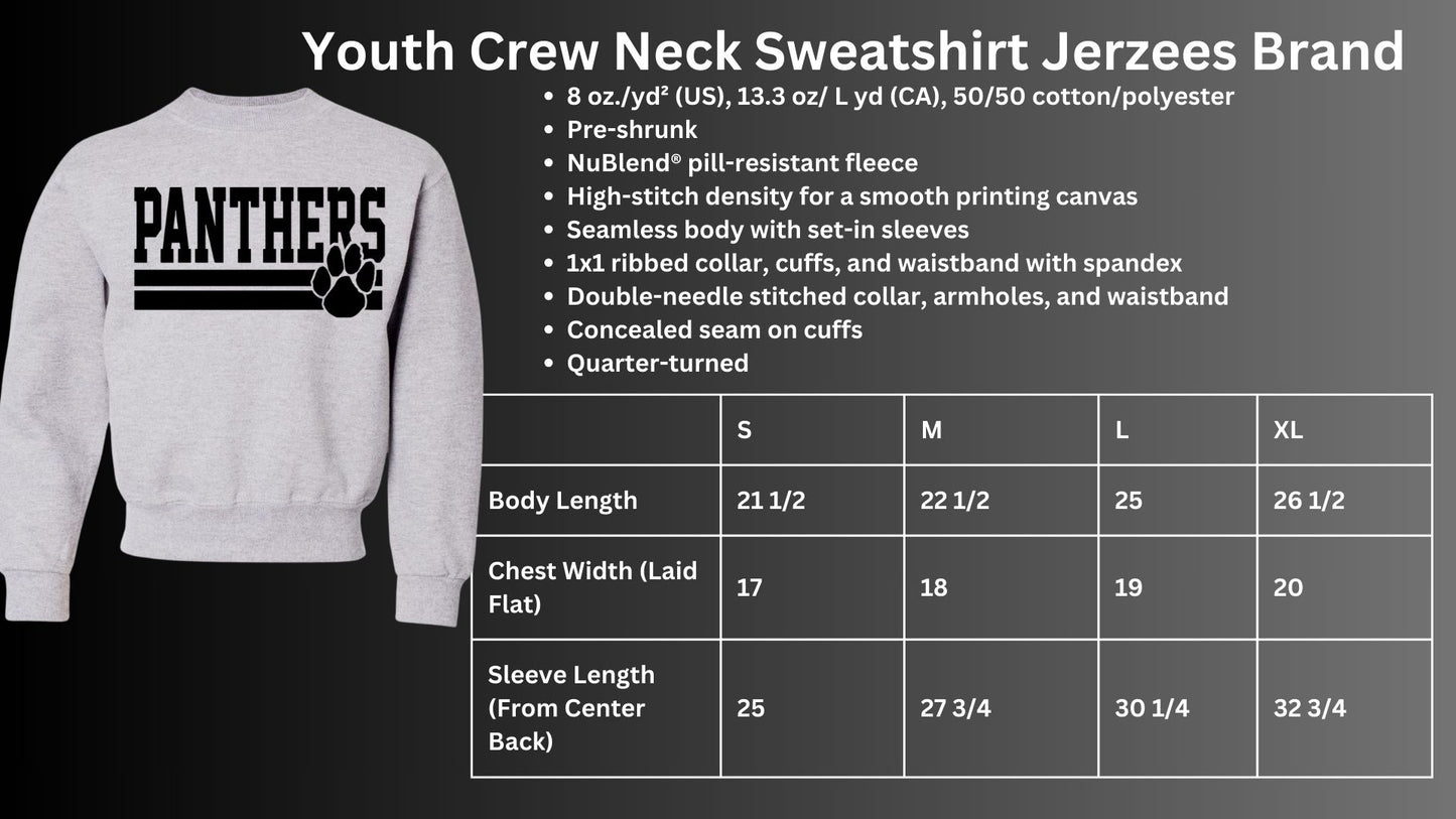 🐾MMS Panthers Paw Crew Neck Sweatshirt🐾