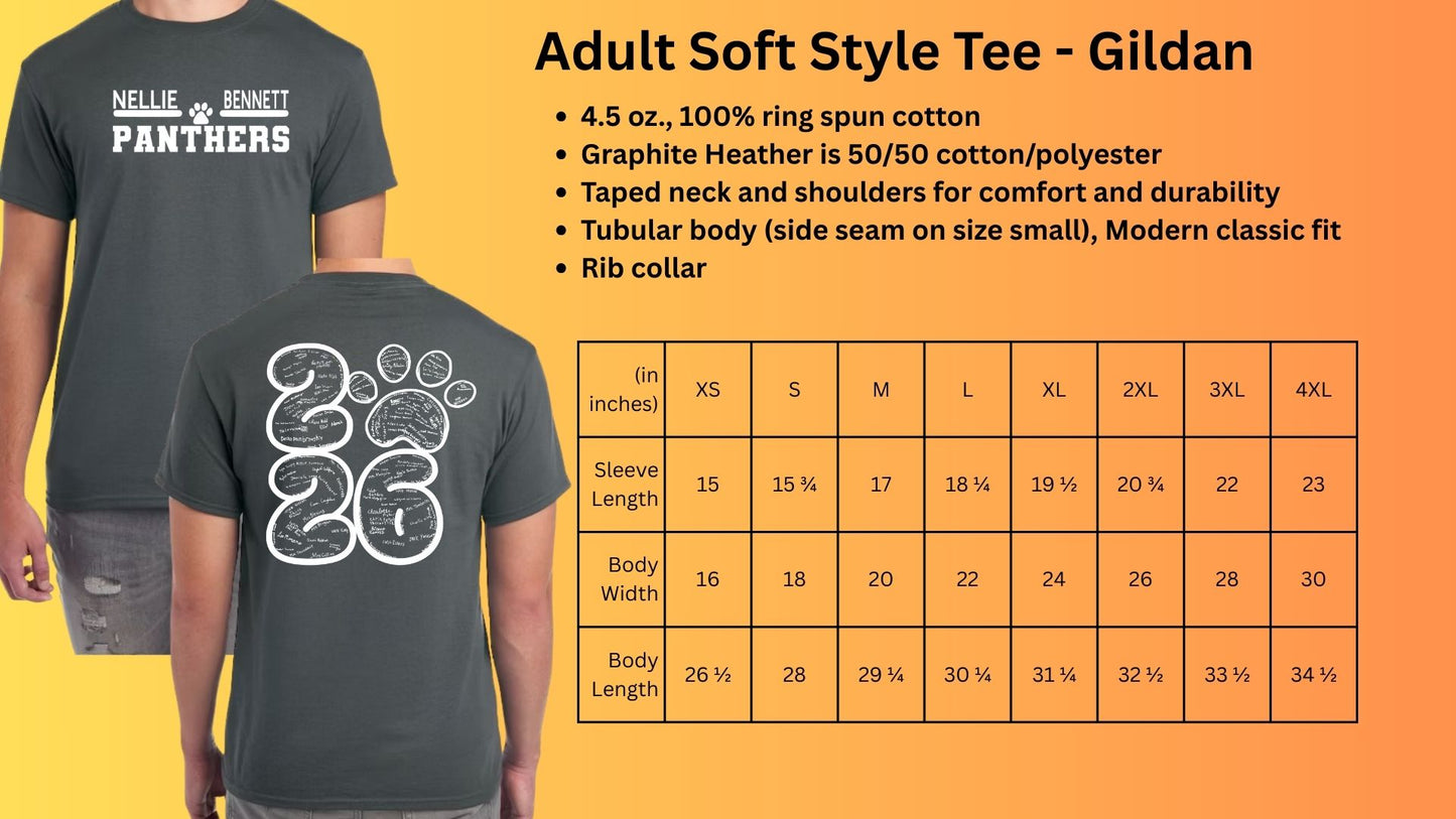 🐾2026 5th Grade Short Sleeve Tee🐾