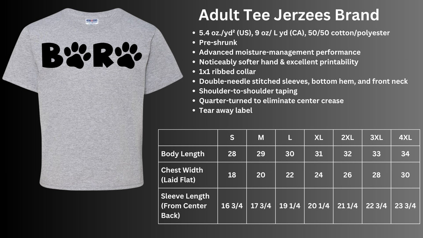 🐾B🐾R 🐾Short Sleeve Tee🐾